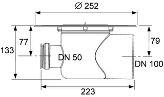 comfort-Ablauf DN 100 mit Seal System Univ.fl. – Bild 5