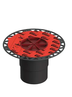 comfort-Ablauf DN 100 senkrecht mit Seal System Univ.fl.