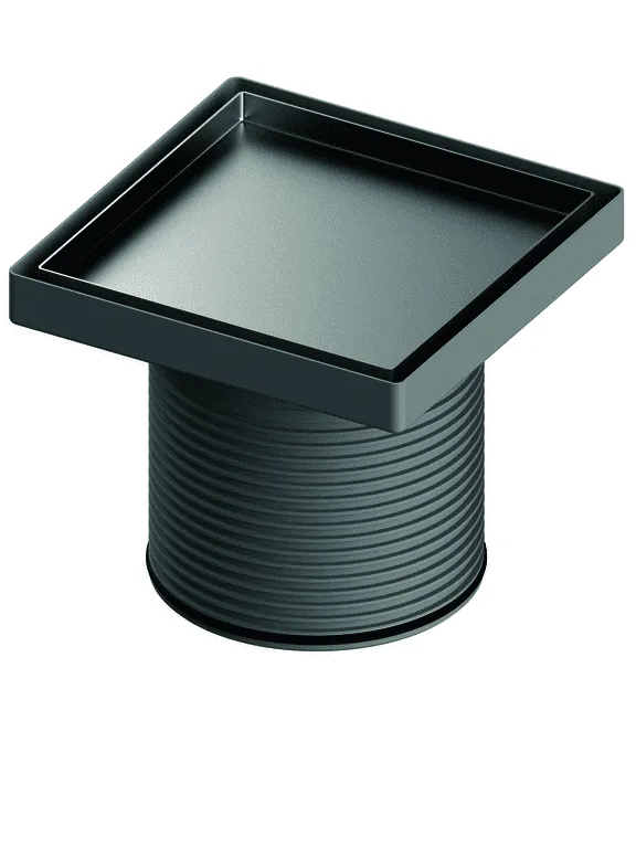 comfort-Rostrahmen Edelstahl 150 x 150 mm inkl. Fliesenmulde plate