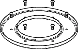 comfort-Pressringset Edelstahl inkl. Schrauben und Dichtung – Bild 3