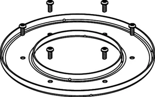comfort-Pressringset Edelstahl inkl. Schrauben und Dichtung – Bild 4