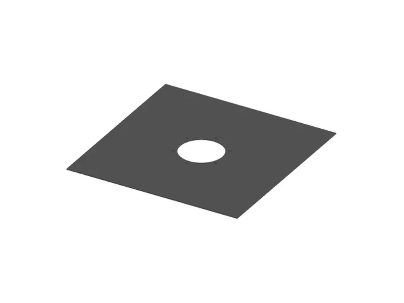 comfort-Dichtfolienzuschnitt EPDM f. Klemmflanschverb. 500 x 500 mm