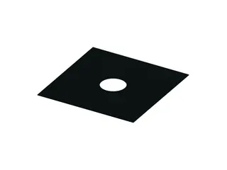 comfort-Dichtfolienzuschnitt EPDM f. Klemmflanschverb. 500 x 500 mm – Bild 2