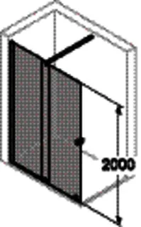 HÜPPE DA Xtensa 4-Eck GTN/S/Walk In/li Maßanf. XT0180 Black Edition 348 791 – Bild 4