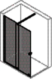 HÜPPE DA Xtensa 4-Eck GTN/S/Walk In/li Maßanf. XT0181 silber hochglanz klar 882 – Bild 3