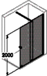 HÜPPE DA Xtensa 4-Eck GTN/S/Walk In/re Maßanf. XT0280 sihoch Spiegelglas 791 – Bild 4