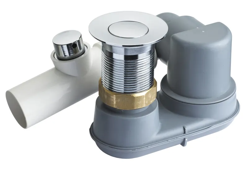 Vaillant K36 Intelli Ab- und Überlaufgarnitur Wannen Chrom poliert