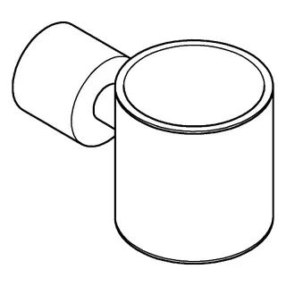 GROHE Halter Atrio 40884 für Glas oder Seifenspender chrom – Bild 2