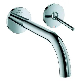 GROHE 2-L-Waschtisch-Wandbatterie Atrio 29406 FMS Ausladung 221mm chrom – Bild 2