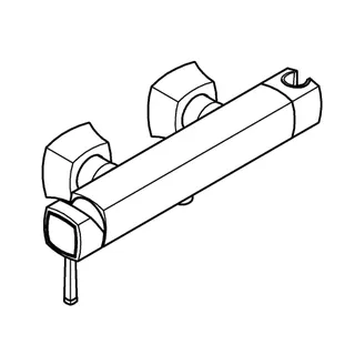 GROHE Einhand-Brausebatterie Grandera 24373 Wandmontage chrom – Bild 4