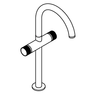 GROHE Waschtisch-Einlochbatt. Atrio Private C. 21142 XL-Size Knopfbetätigung chrom – Bild 3