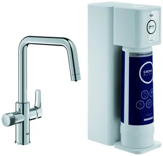 GROHE Starter Kit GROHE Blue Pure Eurosmart 30586 U-Ausl. UO-Filter chrom