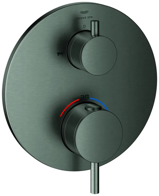 GROHE THM-Wannenbatt. Atrio 24359 FMS für 35604 2-Wege-Umstellung supersteel