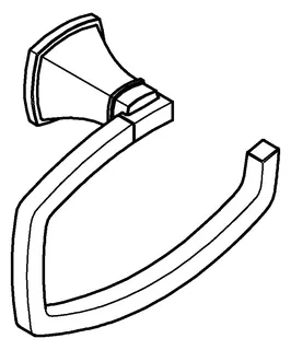 GROHE WC-Papierhalter Grandera 40908 chrom/gold – Bild 3