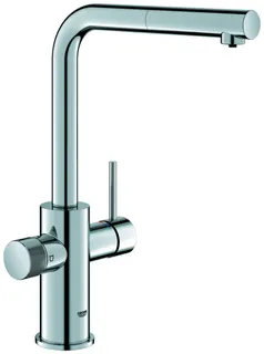 GROHE SPT-Batterie GROHE Blue Pure Minta 30590 L-Ausl. azb. Mous. chrom – Bild 2