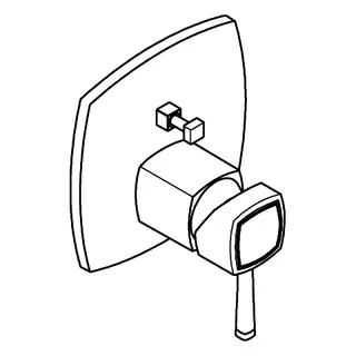 GROHE EH-Wannenbatterie Grandera 24260 FMS für 35604 chrom/gold – Bild 4
