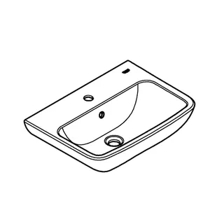 GROHE Waschtisch BauEdge Keramik 39807 wandhängend 550x400mm alpinweiß – Bild 4