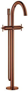 GROHE 2-Griff-Wannenbatt. Atrio 25272 FMS Bodenmontag Kreuz-Griff warm sunset – Bild 2