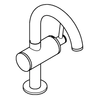 GROHE Einhand-Waschtischbatterie Atrio 24363 M-Size chrom – Bild 3