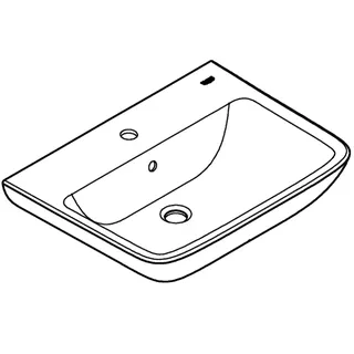 GROHE Waschtisch BauEdge Keramik 39808 wandhängend 600x448mm alpinweiß – Bild 3