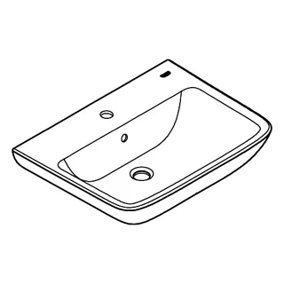 GROHE Waschtisch BauEdge Keramik 39808 wandhängend 600x448mm alpinweiß – Bild 4