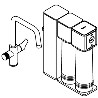 GROHE Starter Kit GROHE Blue Pure Eurosmart 30587 U-Asl. UO/M-Filter chrom – Bild 4