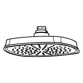 GROHE Kopfbrause Grandera 210 26898 Strahlart Rain chrom/gold – Bild 4