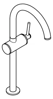GROHE Einhand-Waschtischbatterie Atrio 24365 XL-Size hard graphite gebürstet – Bild 4