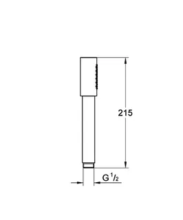 GROHE Handbrause Rainshower Aqua Stick 26866 1 Strahl 6,6 l/min cool sunrise – Bild 3