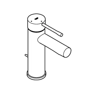 GROHE EH-Waschtisch-Batterie Essence 24183_1 S-Size Mittelstellung kalt chrom – Bild 3
