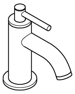 GROHE Standventil Atrio 20658 XS-Size Hebelgriff supersteel – Bild 4