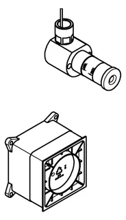 GROHE Rohbauset F-digital Deluxe 29414 für Dampfgenerator 26828000 – Bild 3