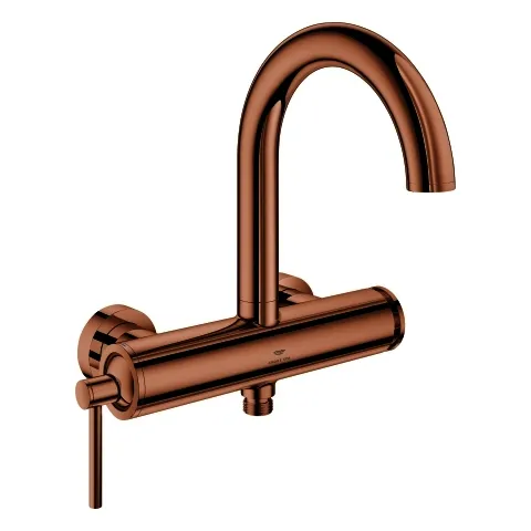GROHE Einhand-Wannenbatterie Atrio 24367 Wandmontage warm sunset