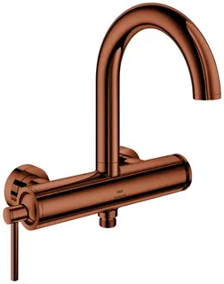GROHE Einhand-Wannenbatterie Atrio 24367 Wandmontage warm sunset – Bild 2