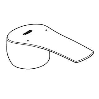 GROHE Hebel 48530 für Eurosmart- Einhebelmischer chrom – Bild 3