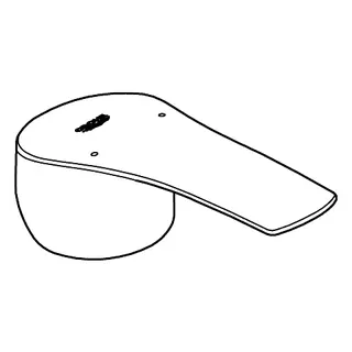 GROHE Hebel 48530 für Eurosmart- Einhebelmischer chrom – Bild 4