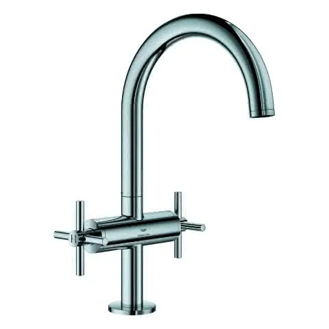 GROHE Waschtisch-Einlochbatterie Atrio 21144 DN15 L-Size Kreuz-Griff chrom