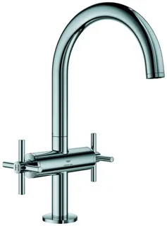 GROHE Waschtisch-Einlochbatterie Atrio 21144 DN15 L-Size Kreuz-Griff chrom – Bild 2