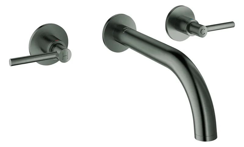 GROHE 3-Loch-Waschtisch-Batterie Atrio 20662 FMS Hebelgriff hard graphite gebürstet