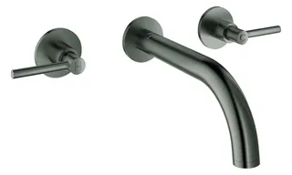 GROHE 3-Loch-Waschtisch-Batterie Atrio 20662 FMS Hebelgriff hard graphite gebürstet