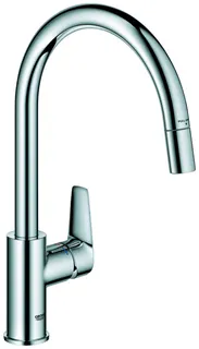 GROHE EH-Spültischbatterie BauEdge 30536 hoher Auslauf azb. Laminarbrause chrom – Bild 2