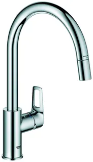 GROHE EH-Spültischbatterie BauLoop 30543 hoher Auslauf azb. Laminarbrause chrom – Bild 2