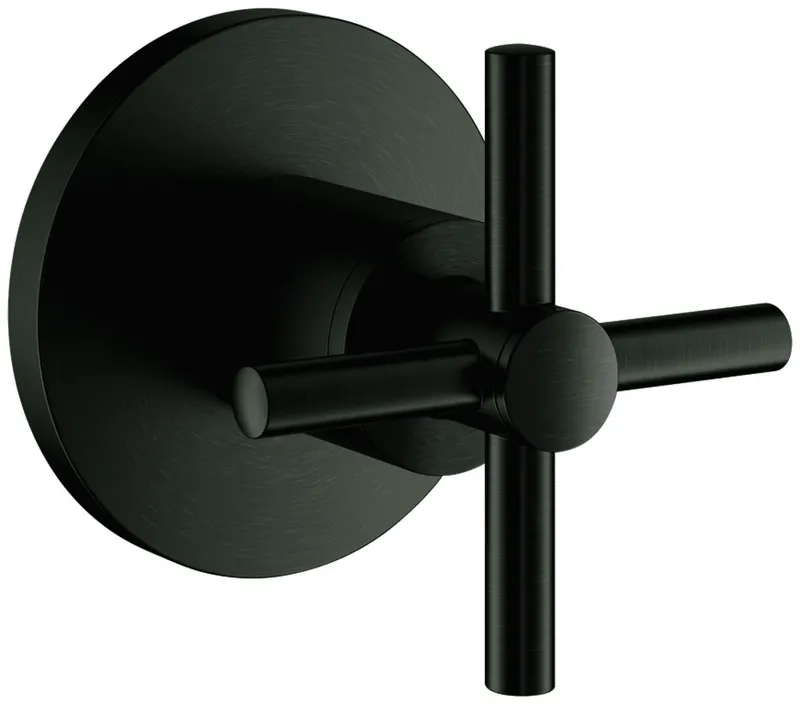 GROHE UP-Ventil-Oberbau Atrio 29396 Kreuz-Griff hard graphite gebürstet