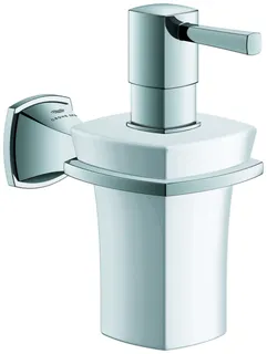 GROHE Halter Grandera 40910 mit Keramik- Seifenspender chrom