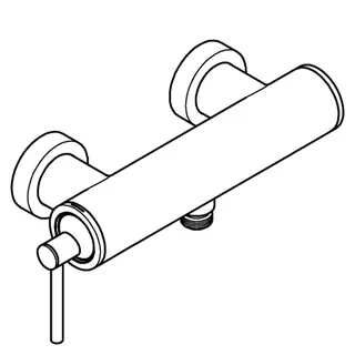 GROHE Einhand-Brausebatterie Atrio 24366 Wandmontage chrom – Bild 3