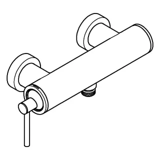 GROHE Einhand-Brausebatterie Atrio 24366 Wandmontage chrom – Bild 4