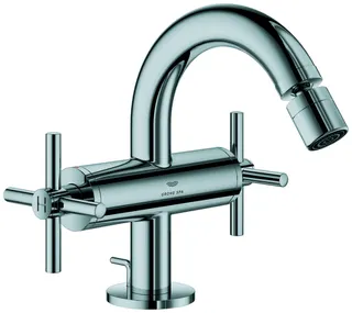 GROHE 2-Griff-Bidetbatt. Atrio 24353 Kreuz-Griff chrom – Bild 2