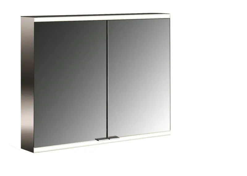 LED-SPS, ALU, AP, 2-türig, 800mm design4YOU 2.0, waag.Bel.,RWweiß,Lichtp.