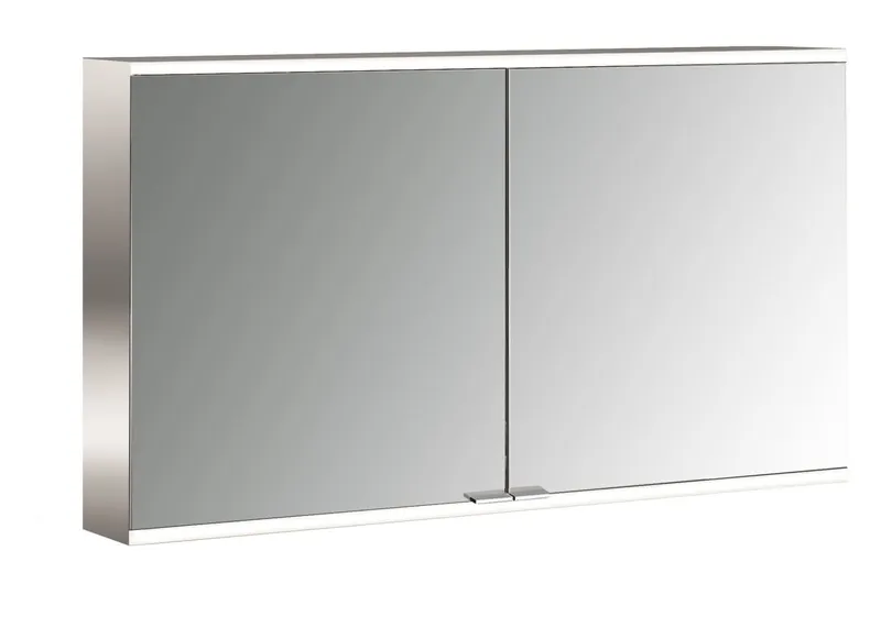 LED-SPS, ALU, AP, 2-türig, 1200mm design4YOU 2.0, waag.Bel.,RWweiß,Lichtp.