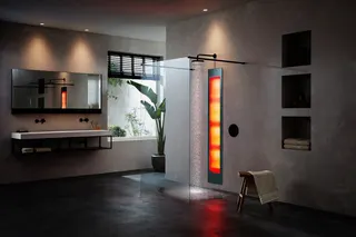Sunshower Square Line Deluxe Org. grey IR + UV 320x1870x170mm (BxHxT) – Bild 2
